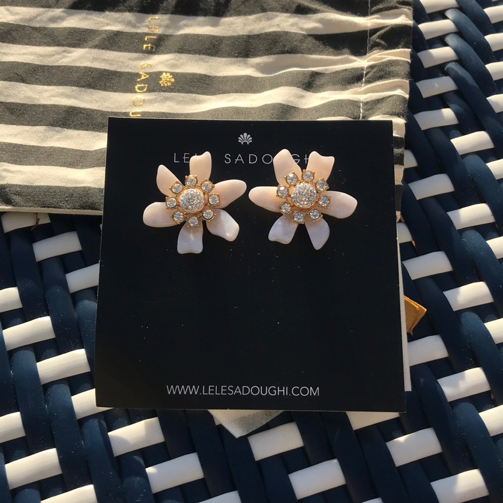 Lele Sadoughi Flower Earrings